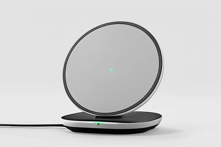Магнитная беспроводная зарядка со смартфоном